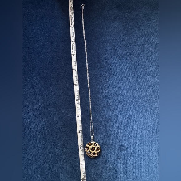 Sterling Silver‎ Women’s  Necklace with Crystal - Picture 5 of 5